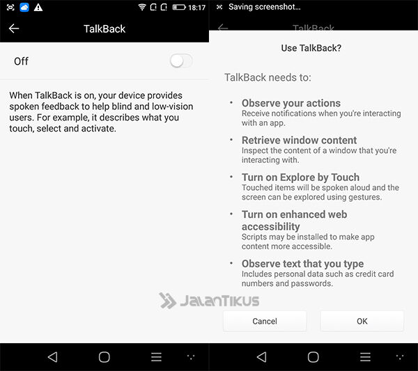 Smartphone Android Pengguna Gangguan Penglihatan 4