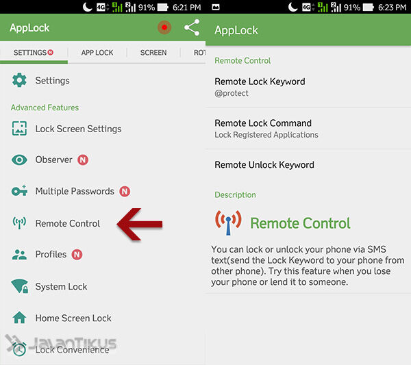 Cara Kunci Aplikasi Android 8