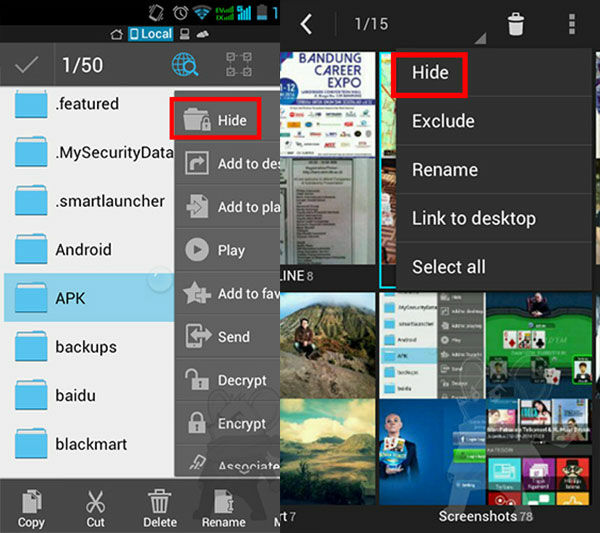 Cara Menyembunyikan File Dan Aplikasi Di Android 6