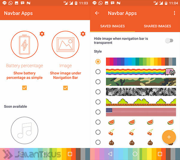 Cara Mengubah Tampilan Navigation Bar Android 4