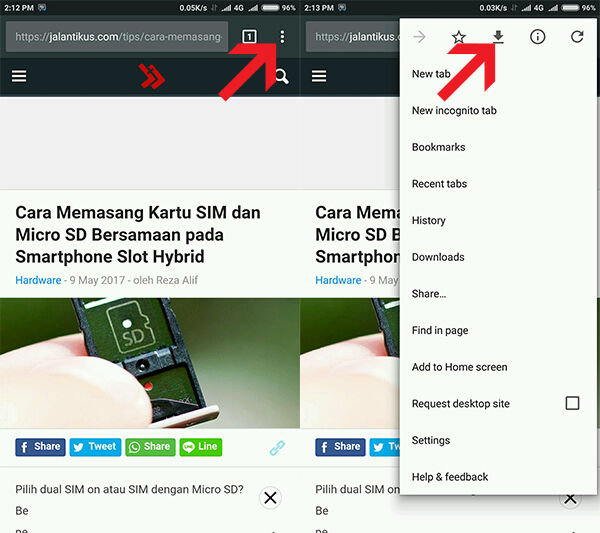 Browsing Tanpa Internet Google Chrome Android 1