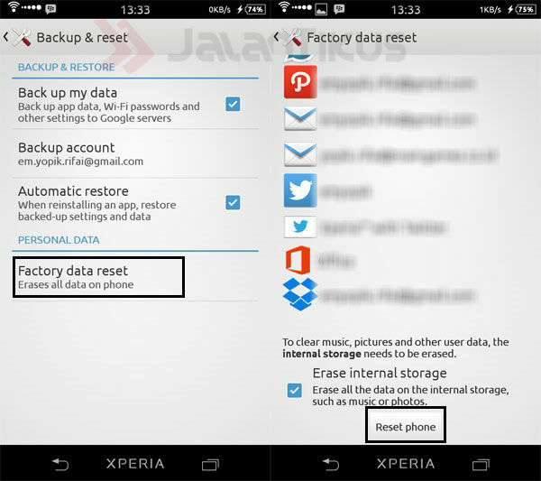Cara Buat Android Seperti Baru Dengan Factory Reset 2
