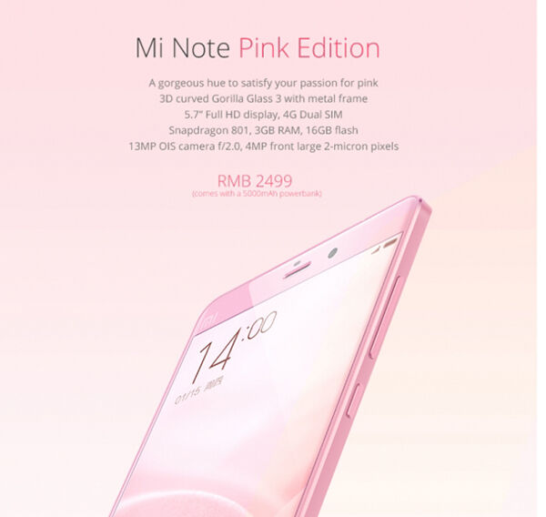 Mi Note Pink2
