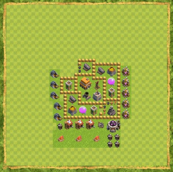 Base Hybrid Coc Th 5 Terbaru 5