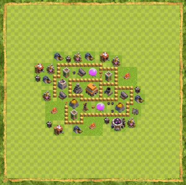 Base War Coc Th 5 Terbaru 2