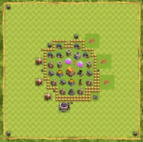 Base War Coc Th 5 Terbaru 5