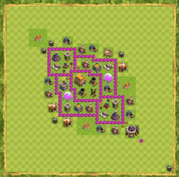 Base Defense Coc Th 6 Terbaru 10