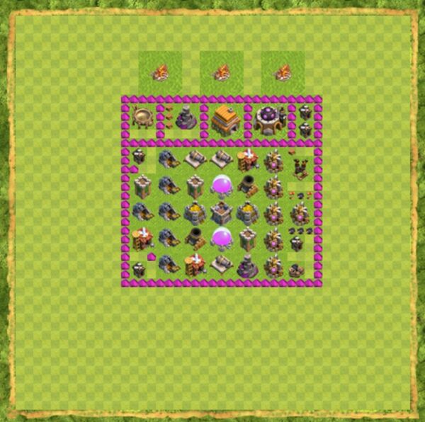 Base Defense Coc Th 6 Terbaru 7
