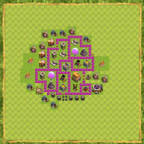 Base Hybrid Coc Th 6 Terbaru 5