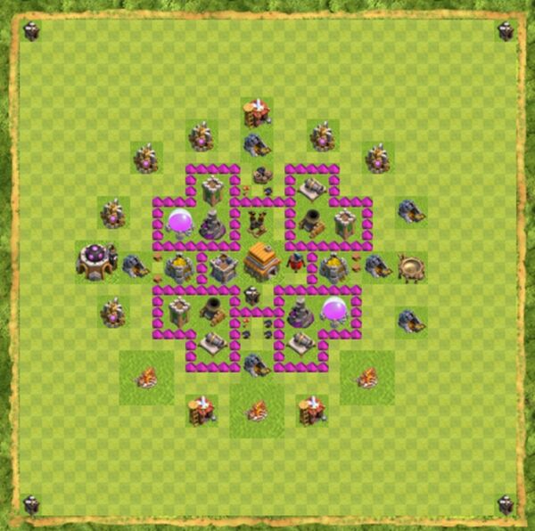 Base War Coc Th 6 Terbaru 1