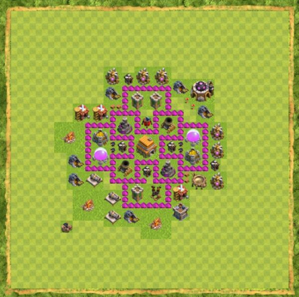 Base War Coc Th 6 Terbaru 2