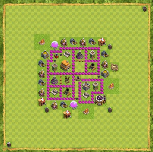 Base War Coc Th 6 Terbaru 3