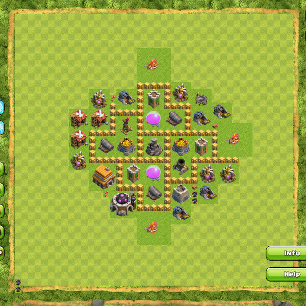 Susunan Formasi Base Town Hall 5 Terbaik Di Clash Of Clans