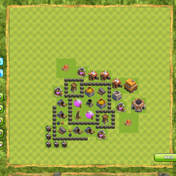 Base Farming Coc Th 4 26