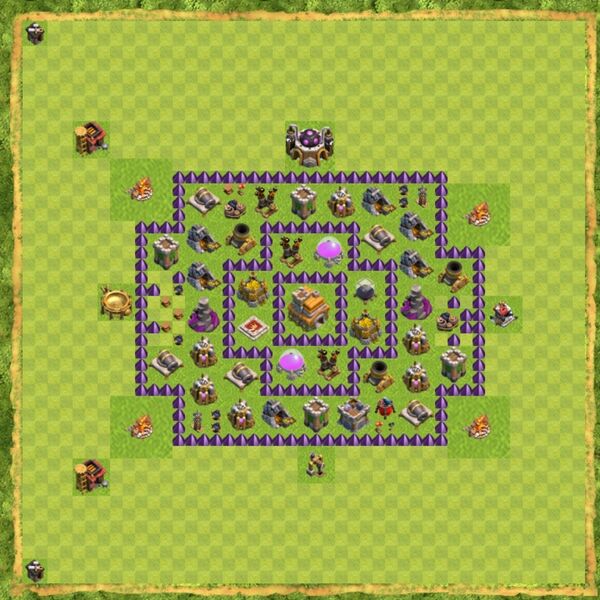 Base Hybrid Coc Th 7 Terbaru 18