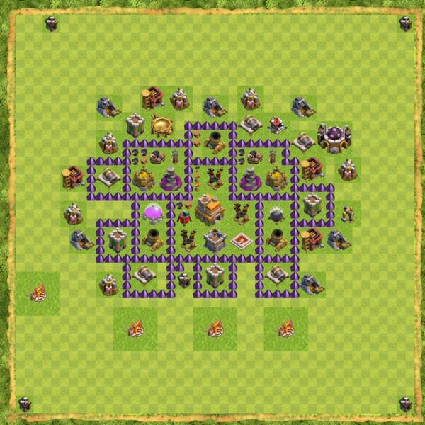 Base Hybrid Coc Th 7 Terbaru 2