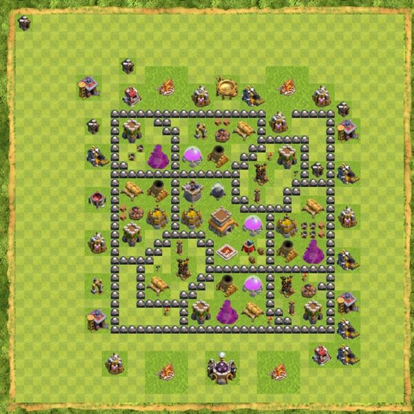 Base Defense Coc Th 8 Terbaru 3