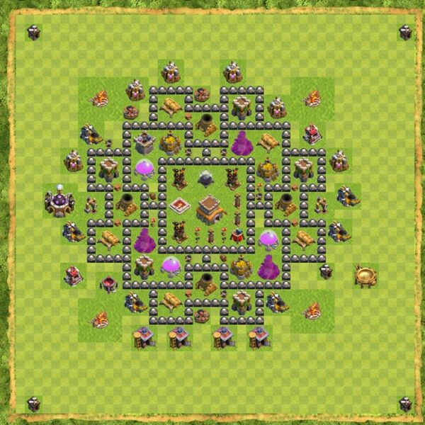 Base Defense Coc Th 8 Terbaru 7