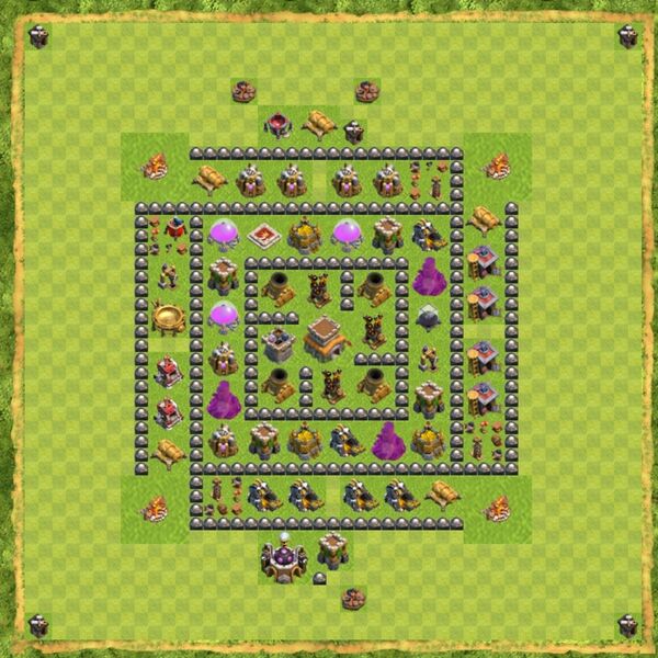 Base Defense Coc Th 8 Terbaru 8