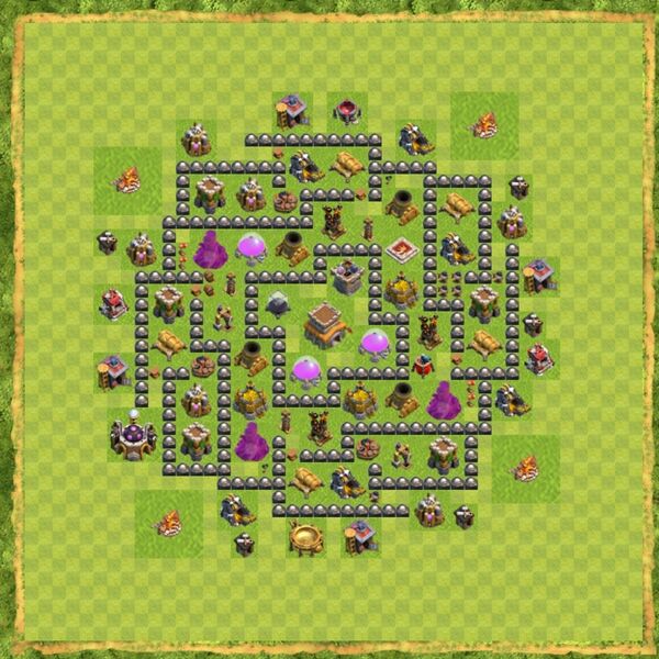 Base Defense Coc Th 8 Terbaru 9