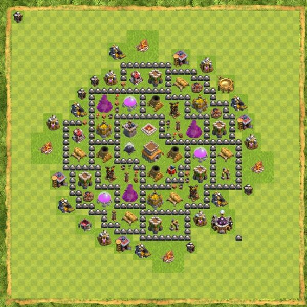 Base Hybrid Coc Th 8 Terbaru 17