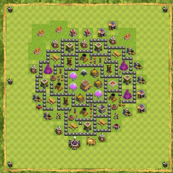 Base Hybrid Coc Th 8 Terbaru 3