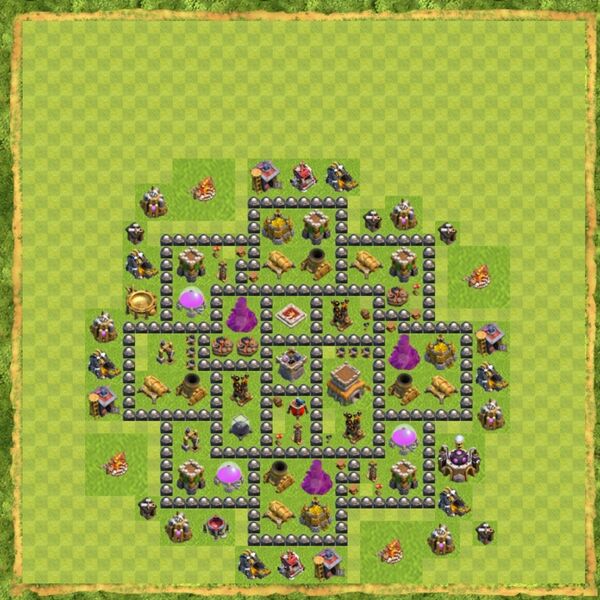 Base War Coc Th 8 Terbaru 13