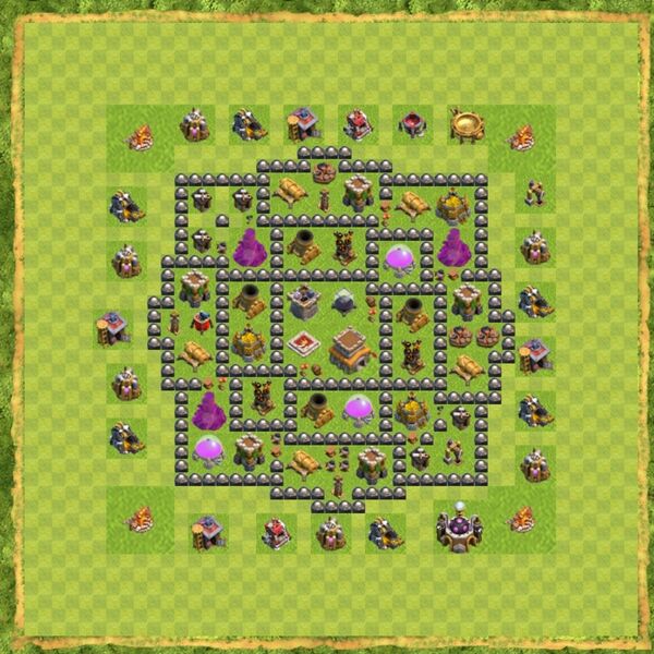 Base War Coc Th 8 Terbaru 2
