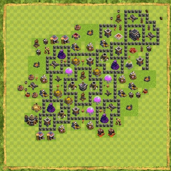 Base Defense Coc Th 9 Terbaru 6