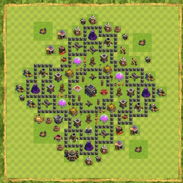 Base Hybrid Coc Th 9 Terbaru 1