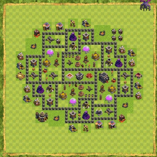 Base War Coc Th 9 Terbaru 2