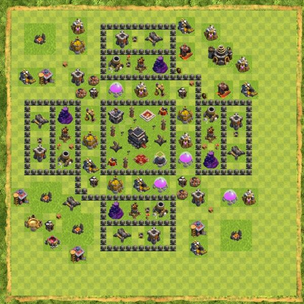 Base War Coc Th 9 Terbaru 3
