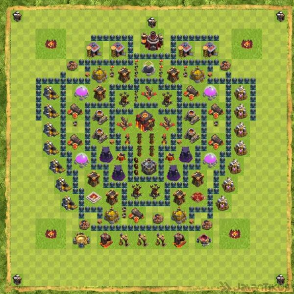 Base Defense Coc Th 10 Terbaru 11