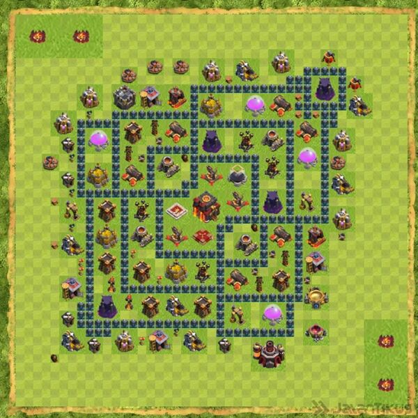 Base Defense Coc Th 10 Terbaru 2