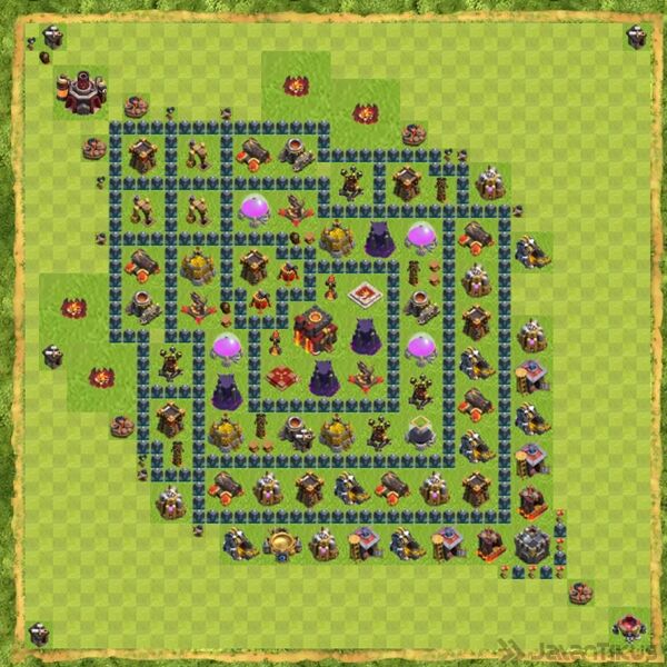 Base Hybrid Coc Th 10 Terbaru 11