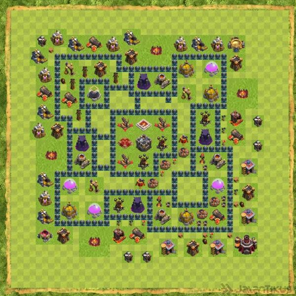 Base Hybrid Coc Th 10 Terbaru 12