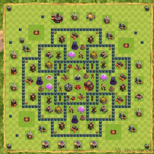 Base Hybrid Coc Th 10 Terbaru 17