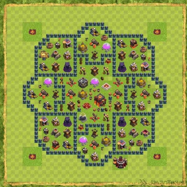 Base Hybrid Coc Th 10 Terbaru 18