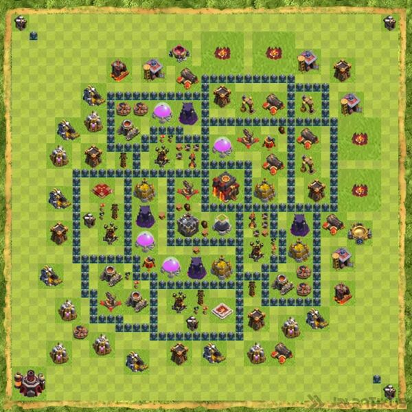 Base Hybrid Coc Th 10 Terbaru 26
