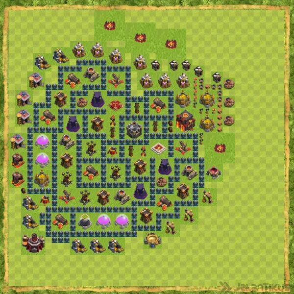 Base Hybrid Coc Th 10 Terbaru 32