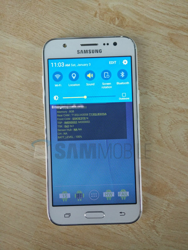 Foto Bocoran Spesifikasi Samsung Galaxy J5 2