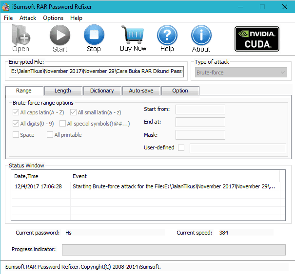 Cara Hack Password File Rar 2