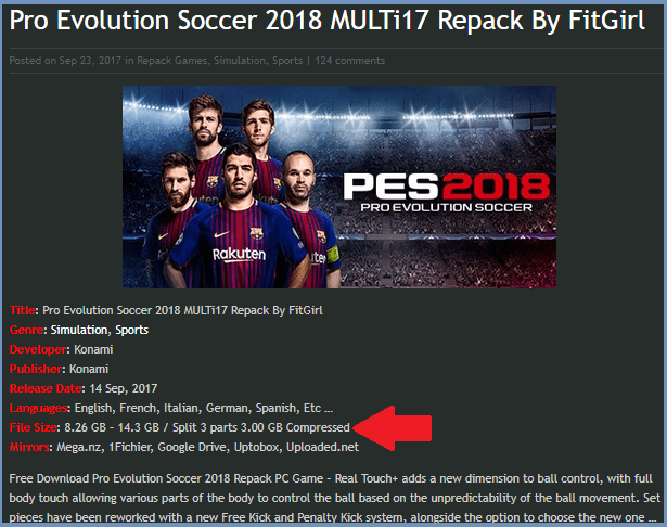 Repack Game Pes 2018 Ok