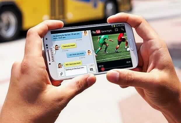 Samsung Galaxy S4 Multi Window Multi Tasking