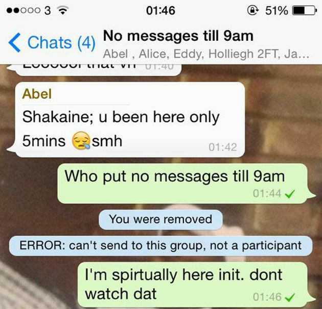 Alasan Kick Orang Dari Grup Chat 5