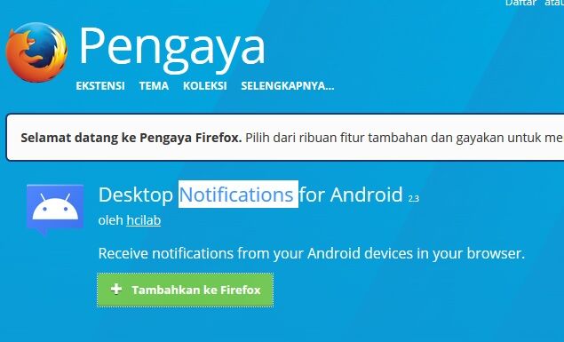 Menampilkan Notifikasi Android Di Pc 1