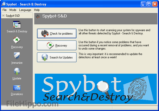 Spybot Search Destroy 2