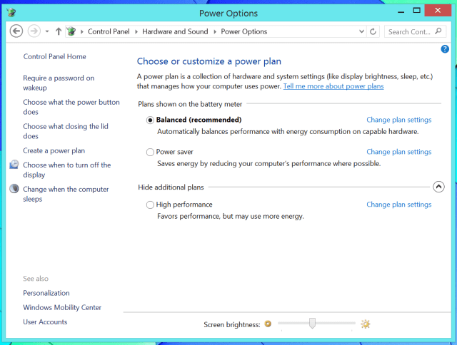 6 Tips Menghemat Baterai Laptop Windows 8 1 Hingga 50 3