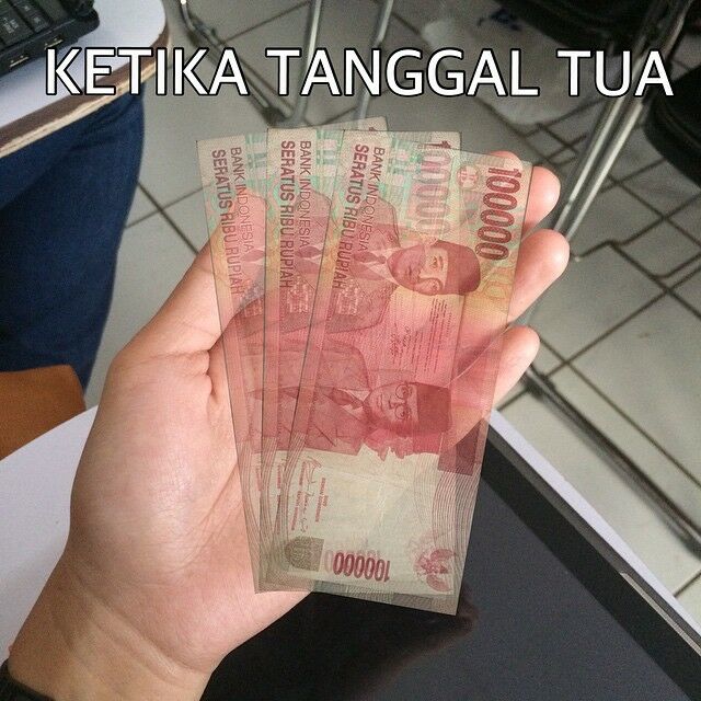 Meme Lucu Tanggal Tua 13