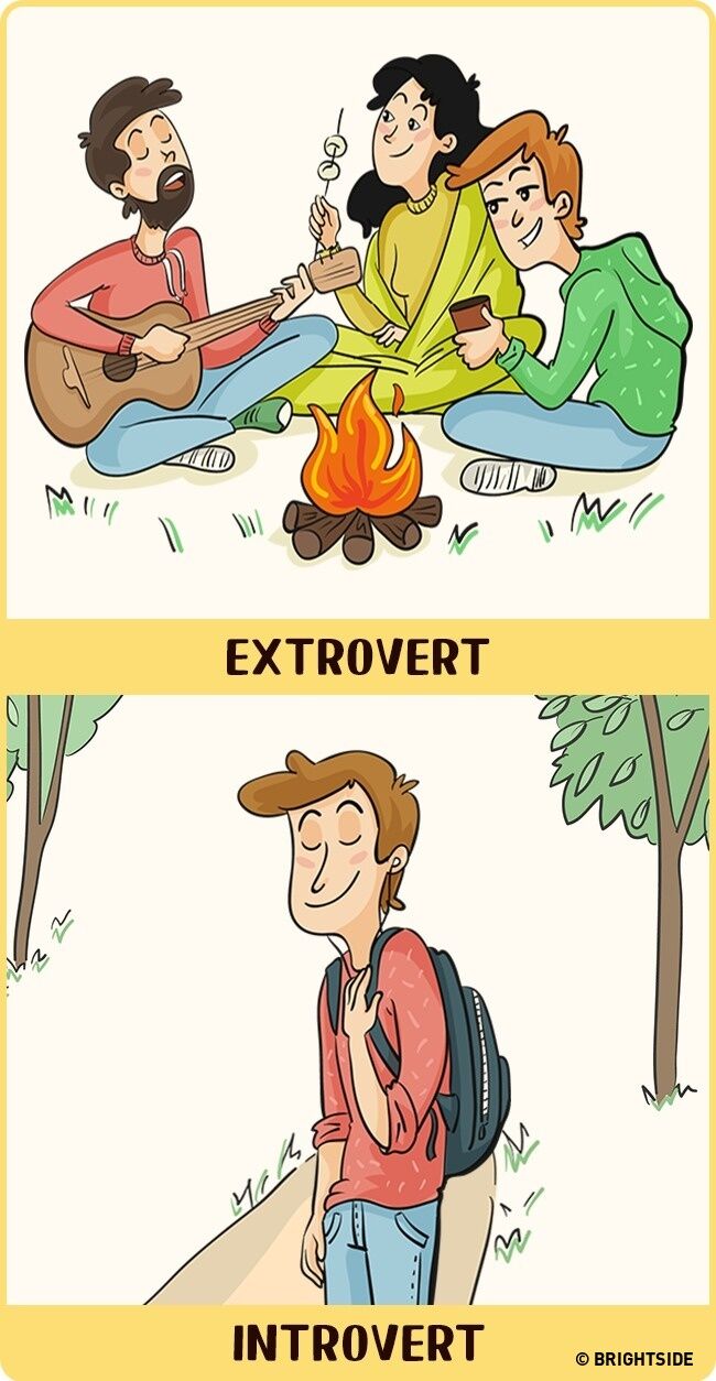Perbandingan Introvert Dan Ekstrovert 12